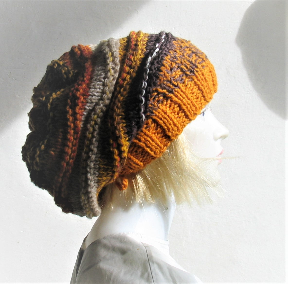 Knitted Hat Big Slouchy Beanie Fashionable Slouchy Large Baggy