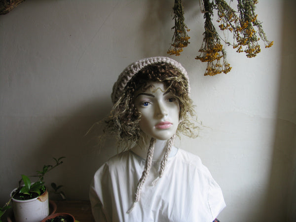 Winter Warm Bonnet Hat Women Knit Hat Jane Austen Fall Hat Ear Cover Soft Thick Soft  Fall Accessories Size S-XXL