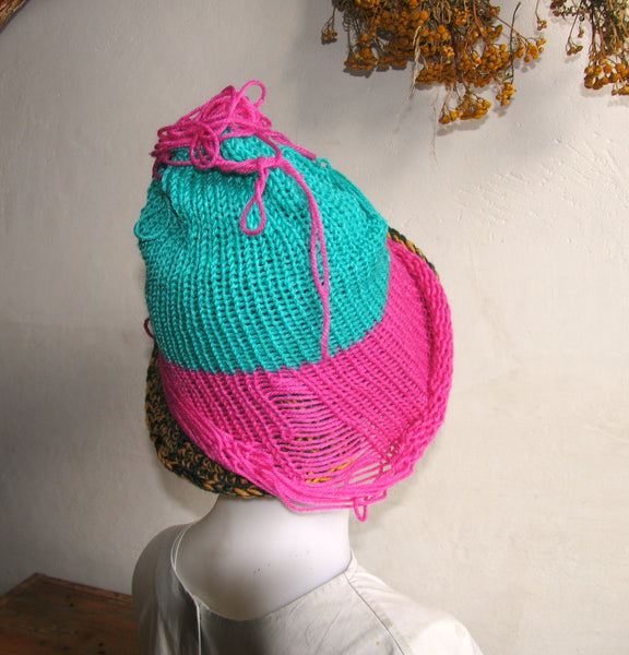 Camouflage Bucket Hat in a Sock Crochet Spring Fall Autumn Winter Bucket Hat Fall Winter Hats Men Women Accessories