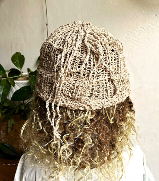 Hemp Dreads Sun Long Tube Hat Summer Beanie Dreadlock Sock Oversized Slouchy Unisex Slouchy Forest  Hat Knit Rasta Tam Hippie Boho Headband Dreadstyles  Buggy RusticHat fisherman hat