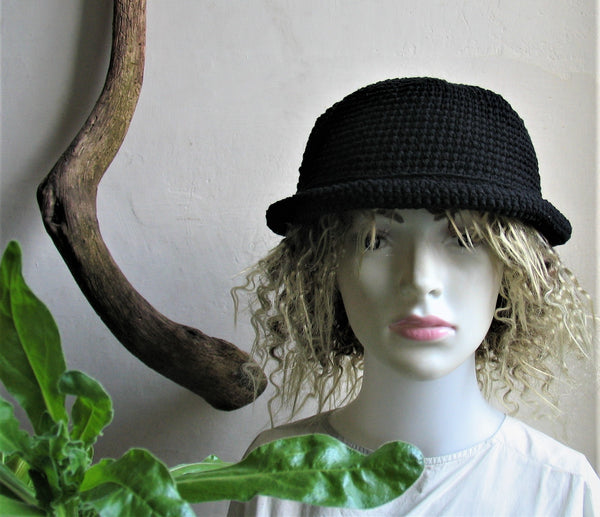 Cotton Handmade Crochet for dreadlocks Bucket Hat Crochet Rustic Hat Bohemian Western Hat Boho Hippie Hipster Festival Hat
