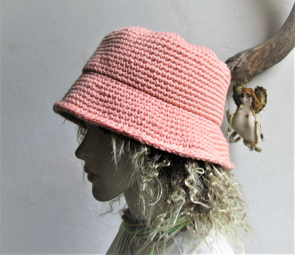 XXL Handmade Crochet Dreads Hat Rustic Hat Bohemian Western Hat Boho H –  woolsyhats