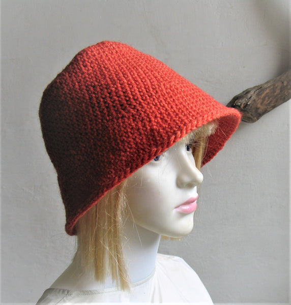 Women's Soft Warm Bucket Hat Crochet Spring Fall Autumn Wooll Winter Bucket Hat Fall Winter Hats Women Accessories