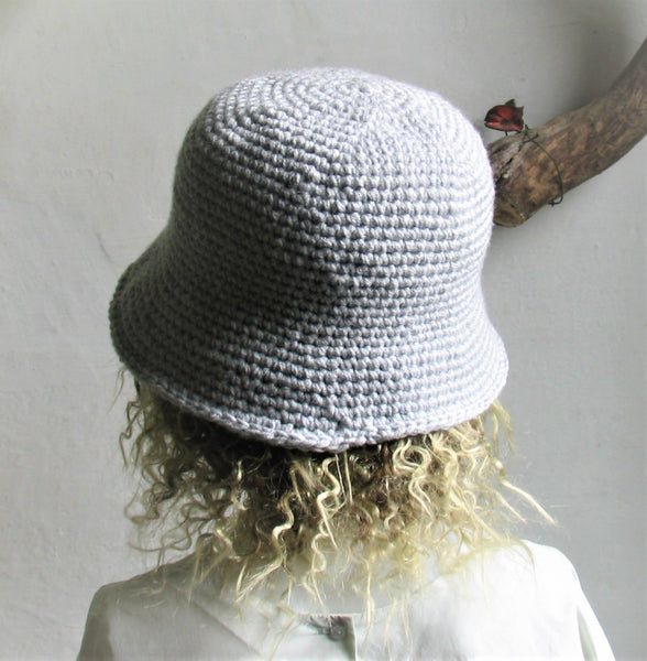 Handmade Crochet for dreadlocks Bucket Hat Crochet Rustic Hat Bohemian Western Hat Boho Hippie Hipster Festival Hat