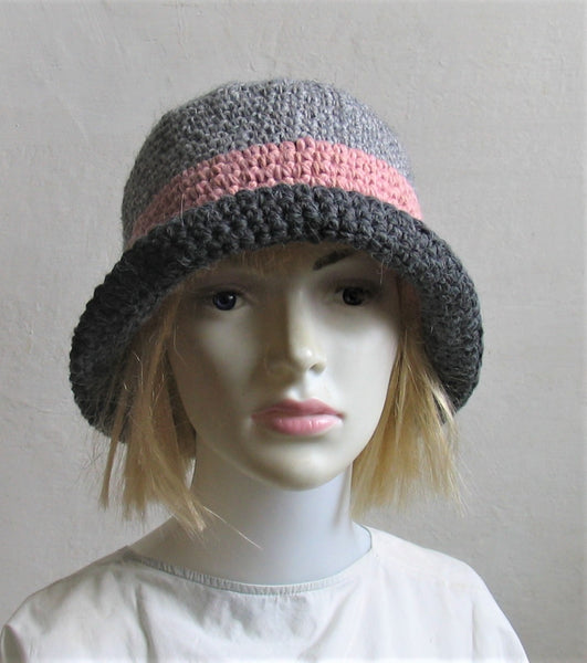 Crochet Spring Fall Autumn Winter Bucket Hat Fall Winter Hats Women Accessories