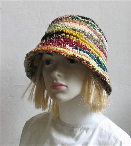 Camouflage  Crochet Spring Fall Autumn Winter Bucket Hat Fall Winter Hats Men Women Accessories
