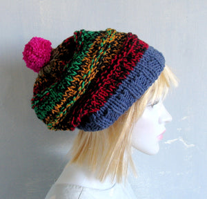 Chunky Knitted Unisex Beanie