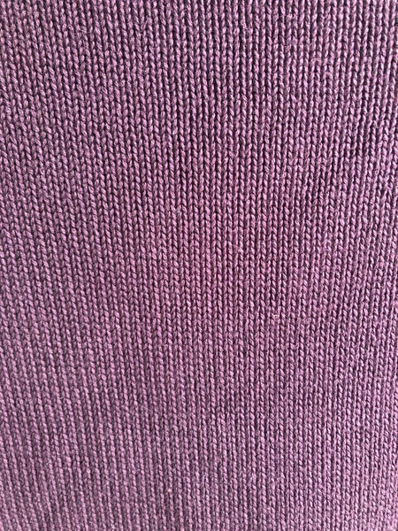 Vintage 90s Violet Eggplant Color Sweater Hippie Boho Grunge Beach Size S/M