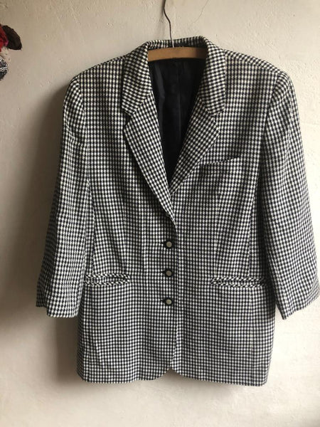 90s White And Black Women's Jacket