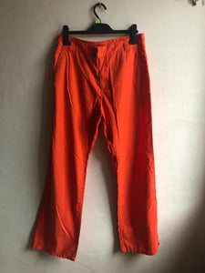 Original 90s Vintage Pumpkin Orange Jeans Pants Jeans Size L